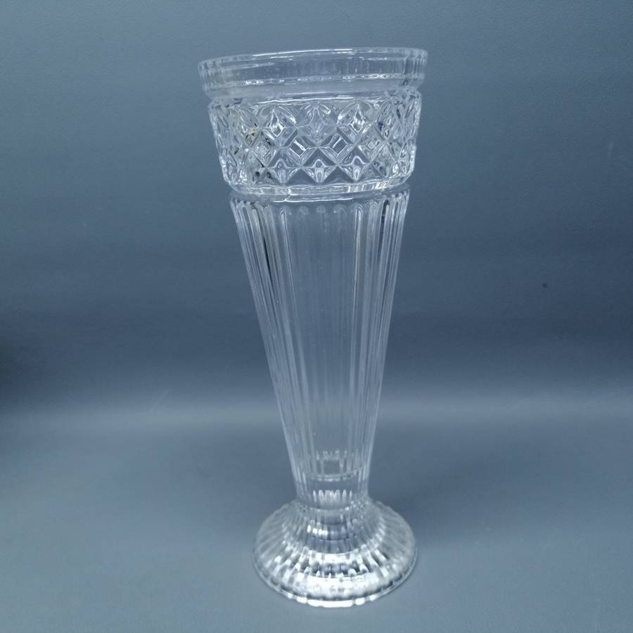 Exquisite!!! LARGE Vintage Crystal Tall Flower Vase!!!