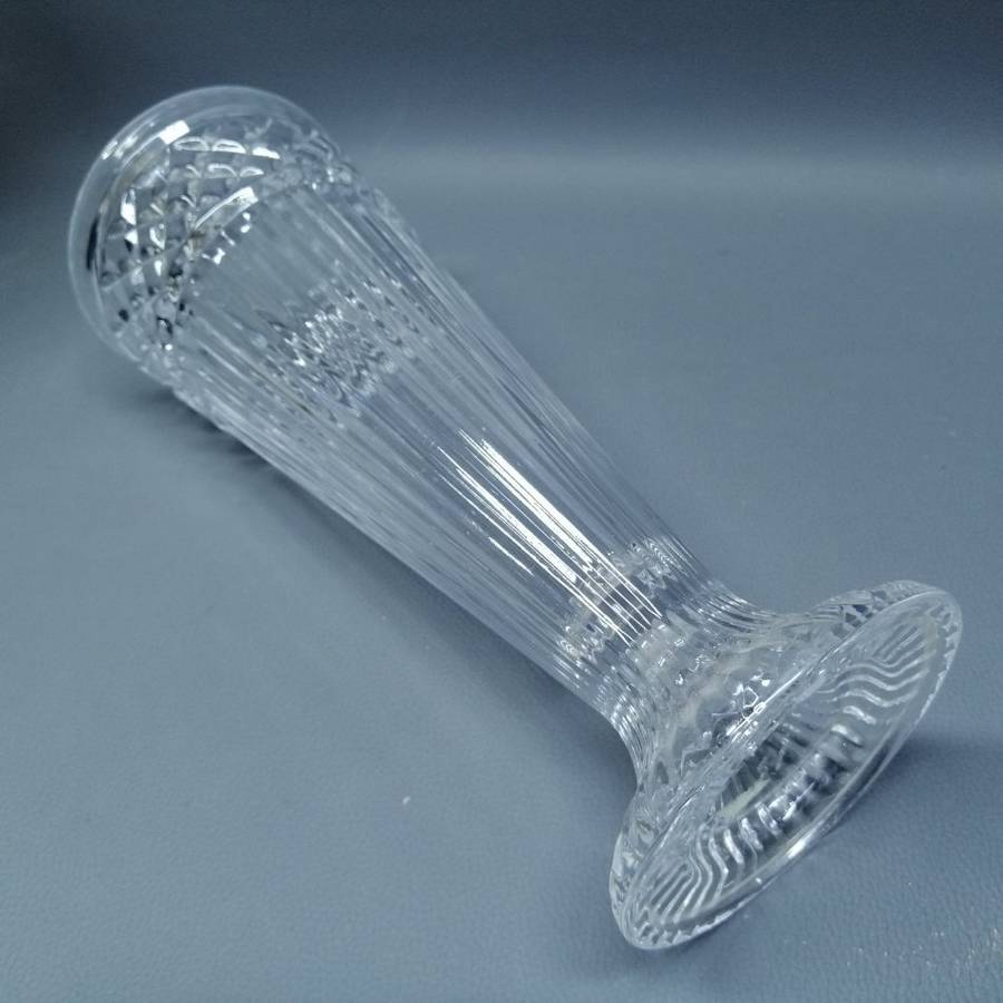 Exquisite!!! LARGE Vintage Crystal Tall Flower Vase!!!