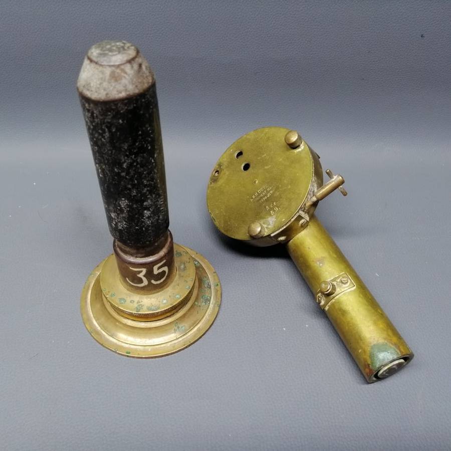 WOW!!! Two Original A.F.H Devers Toolmaker Marked Solid Brass and Cast Metal Tools!!!