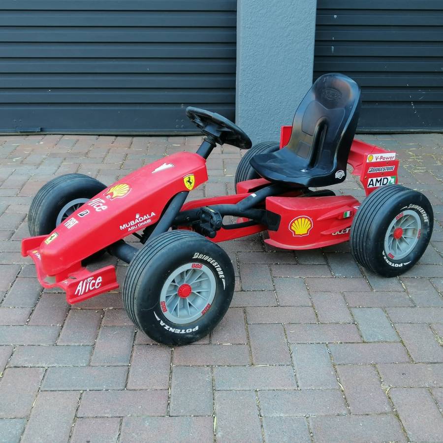 WOW!!! Detailed F1 Shell Ferrari Pedal Racing Car!!! Fantastic!!!