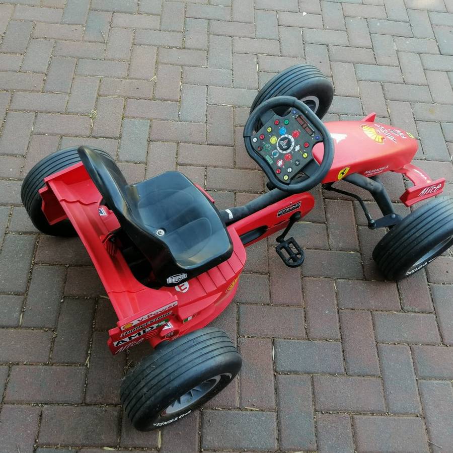 WOW!!! Detailed F1 Shell Ferrari Pedal Racing Car!!! Fantastic!!!