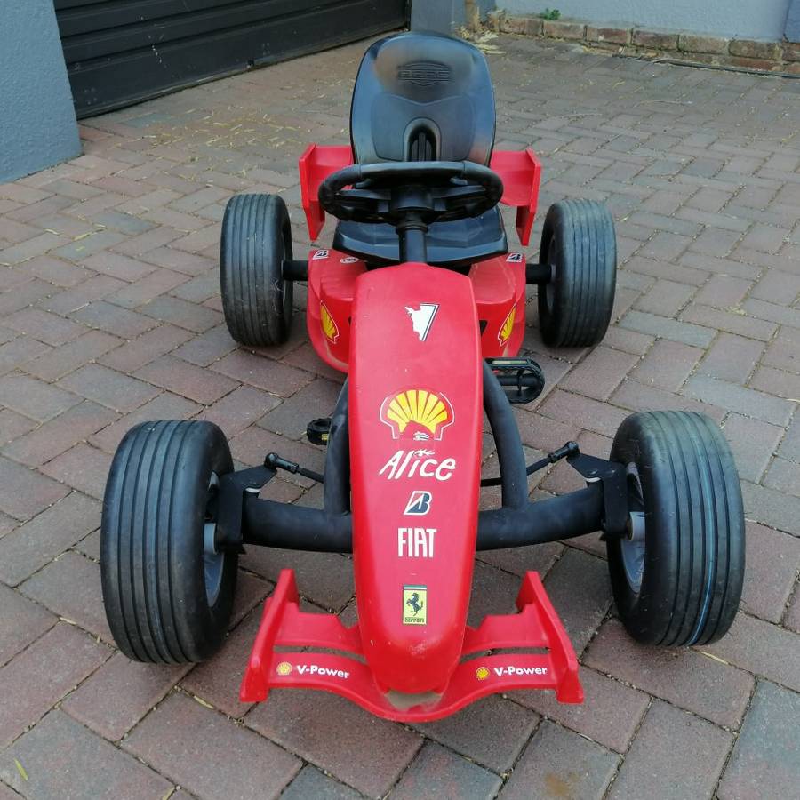 WOW!!! Detailed F1 Shell Ferrari Pedal Racing Car!!! Fantastic!!!