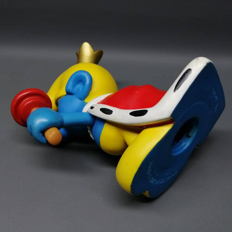 SUPER COOL!!! Large Original King Smurf Hard Plastic Savings Bank!!!