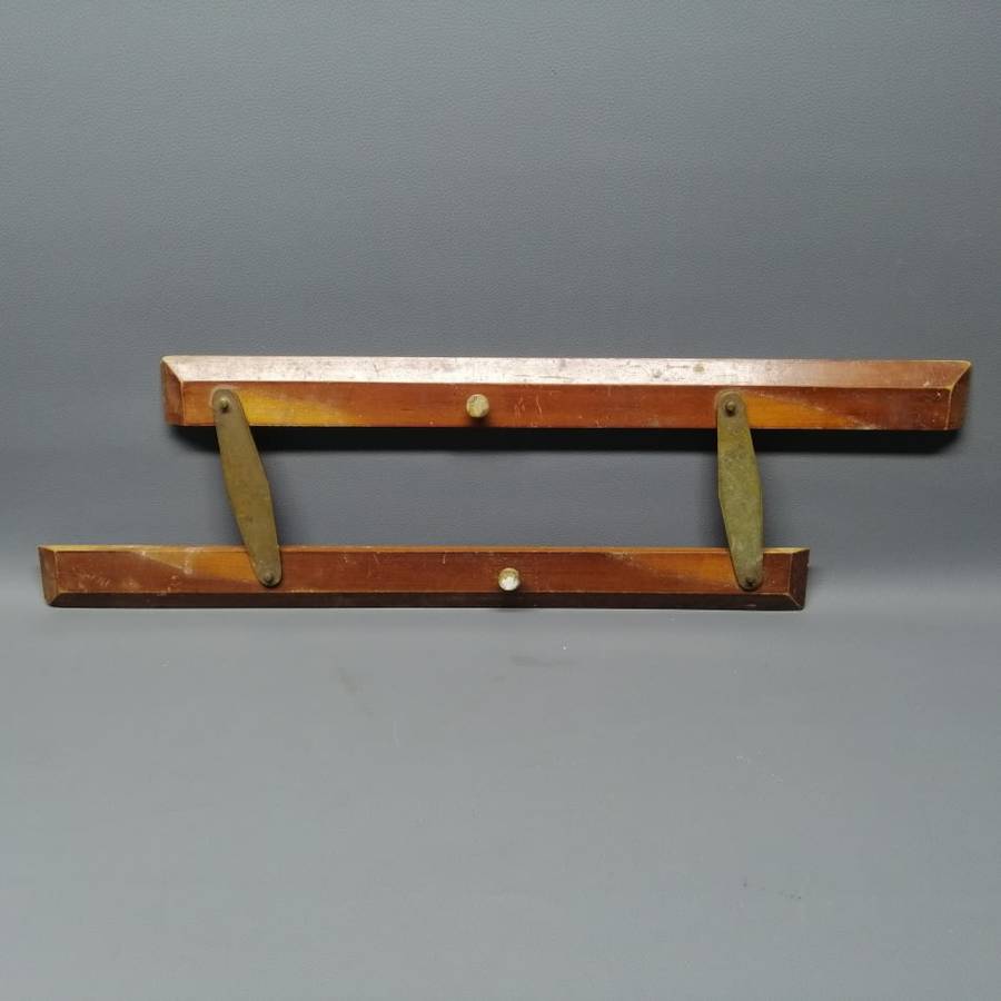 Original Vintage Wood and Brass Parallel Ruler!!!