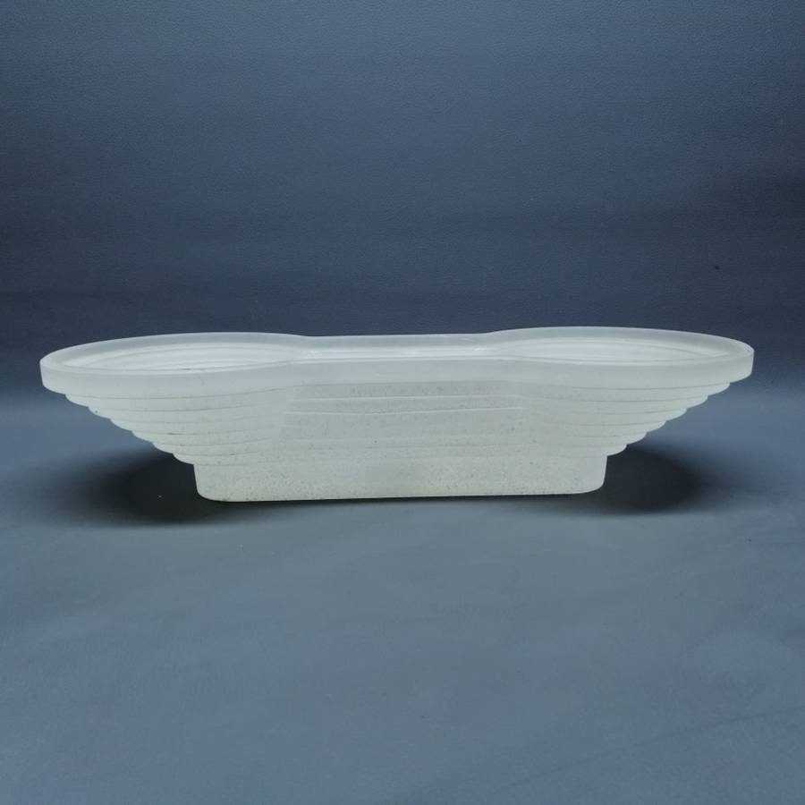 Original Art Deco Styled Sergio Talanti Murano Glass Bowl Made In Italy!!!!