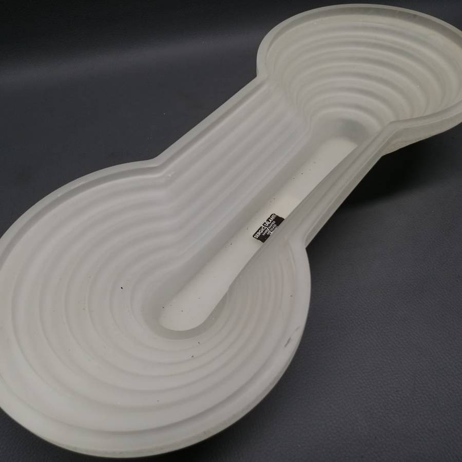 Original Art Deco Styled Sergio Talanti Murano Glass Bowl Made In Italy!!!!