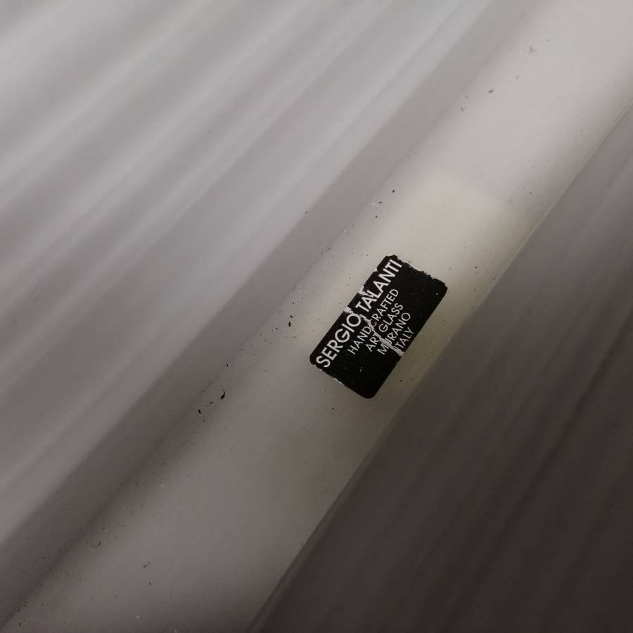 Original Art Deco Styled Sergio Talanti Murano Glass Bowl Made In Italy!!!!