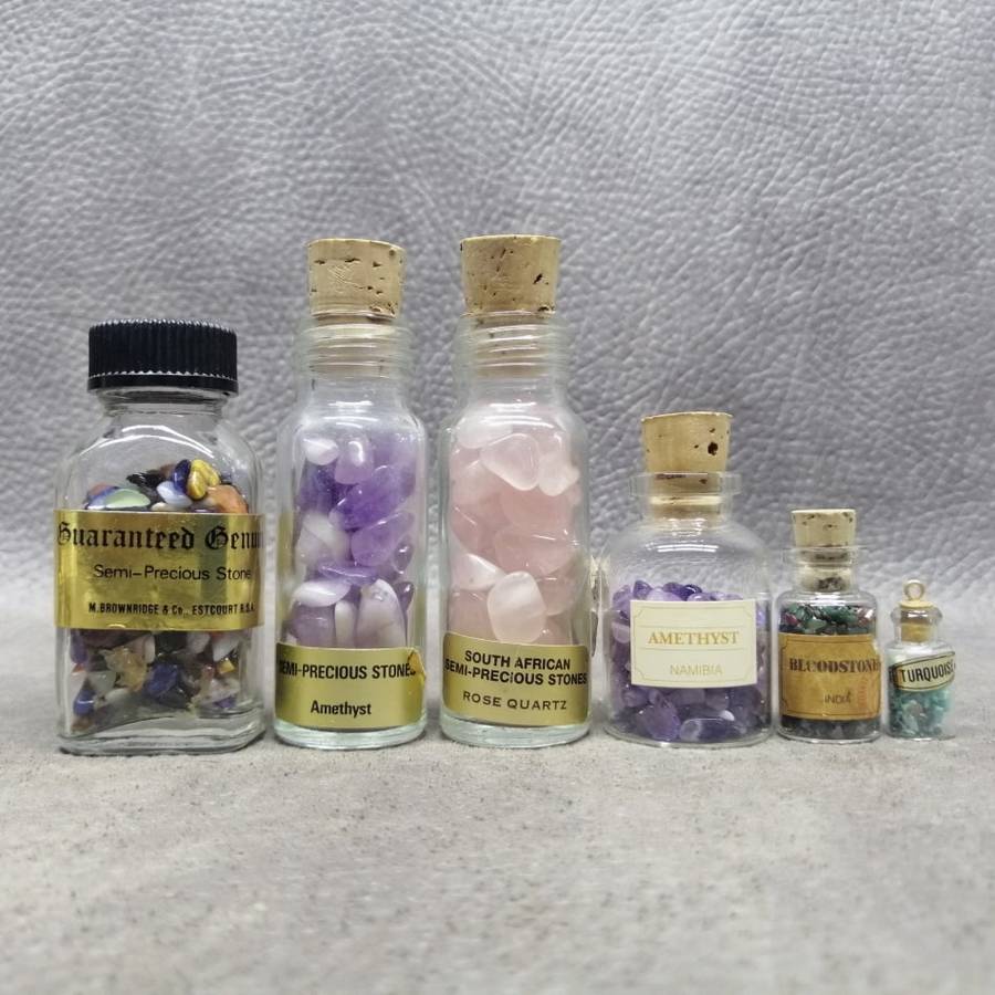 Fantastic!!! Bottled Semi Precious Stone Collection!!!