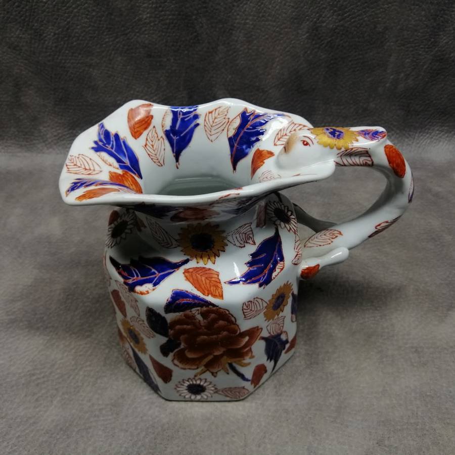 Fantastic!!! Hand Glazed Oriental Serpent Handle Jug!!!