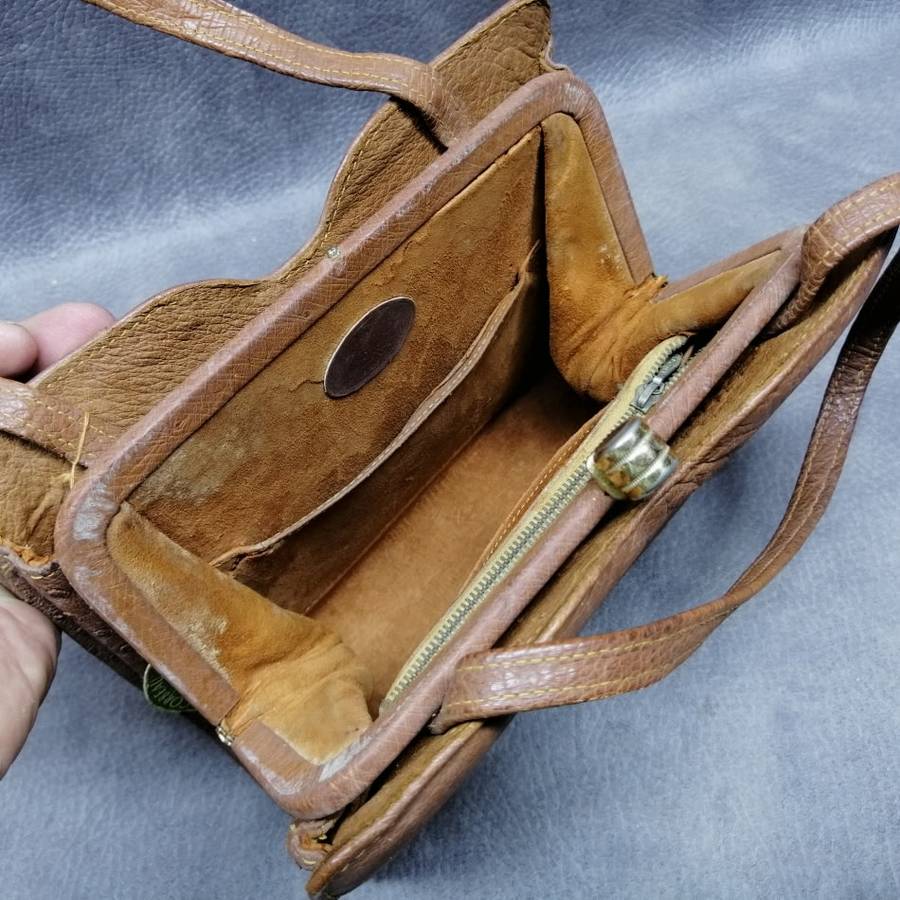 Fantastic!!! Luxury Vintage Ostrich Leather Handbag!!!!!!