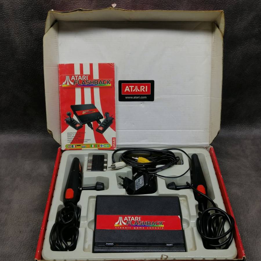 Original Boxed Atari Flashback Game Console and Games!!!