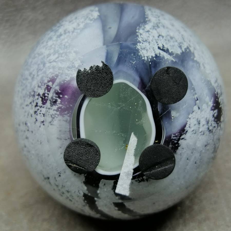 Large Decorative Blown Glass Paperweight!!!