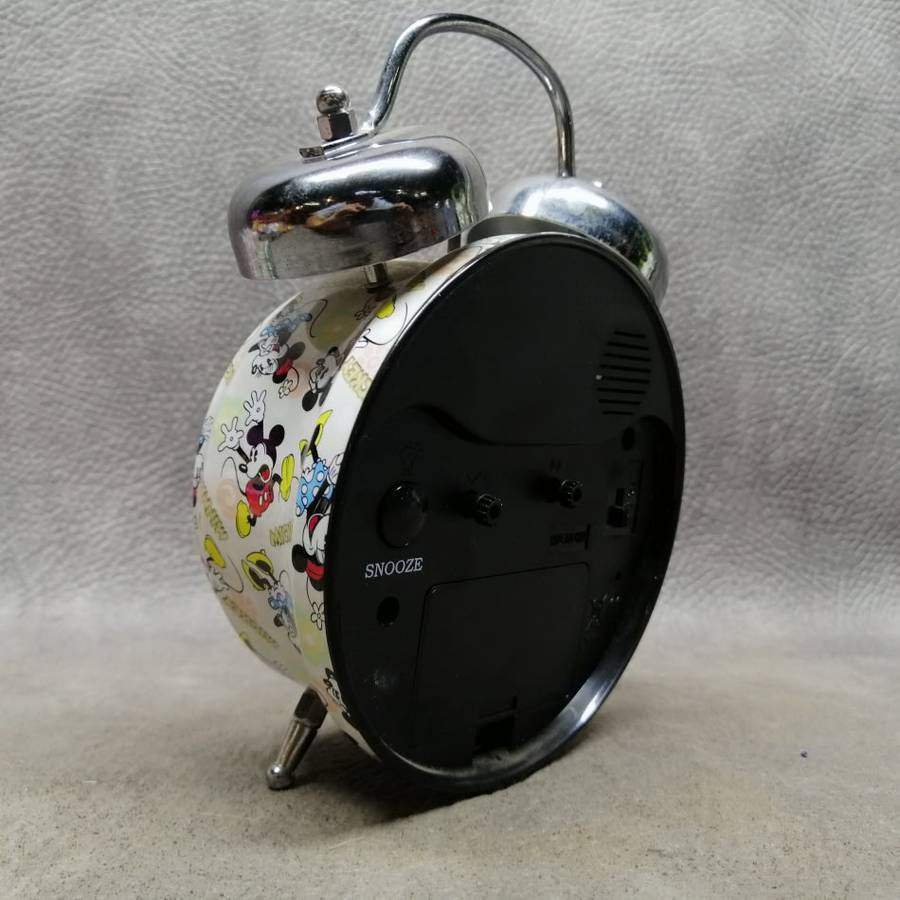 Large Original Mickey Mouse Alarm Clock!!! Working!!!