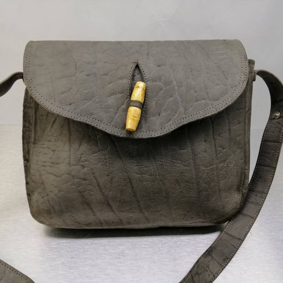 Fantastic!!! Genuine Buffalo Leather Hand Stitched Cross Body Bag!!!