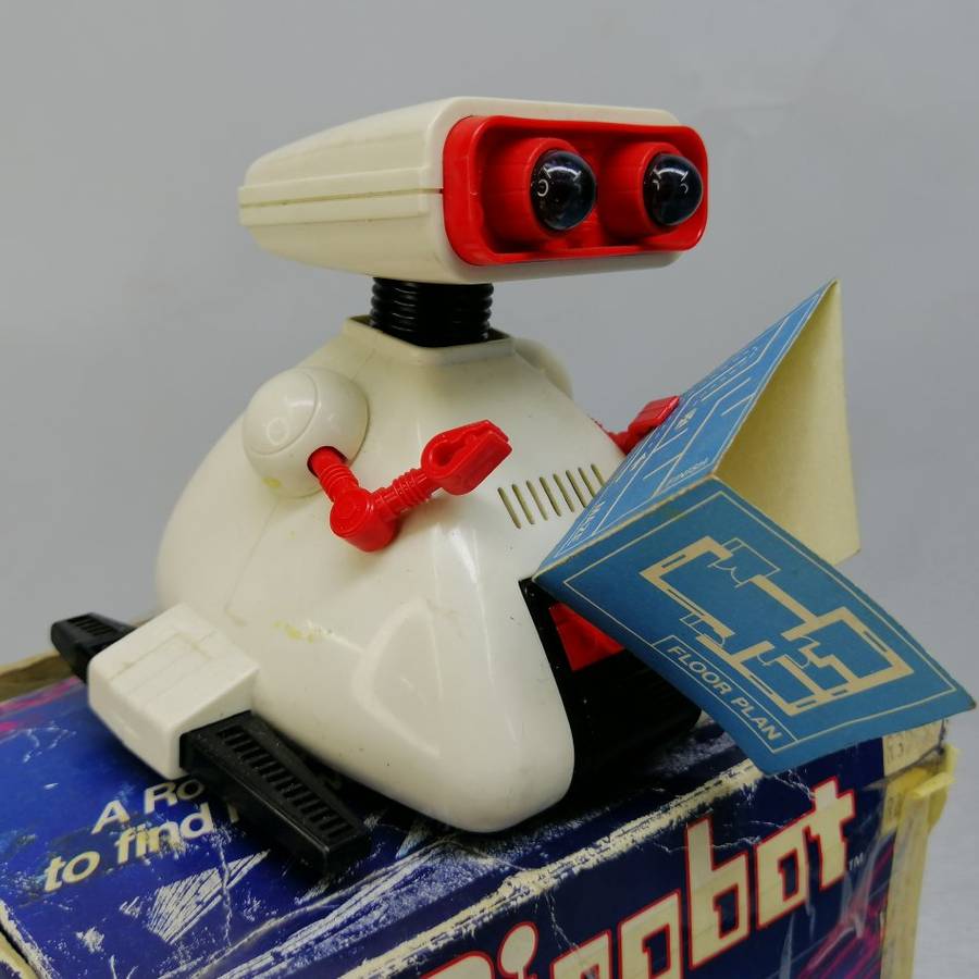SUPER RARE!!! Original 1984 Boxed, Working, TOMY Dingbot No.5400!!!