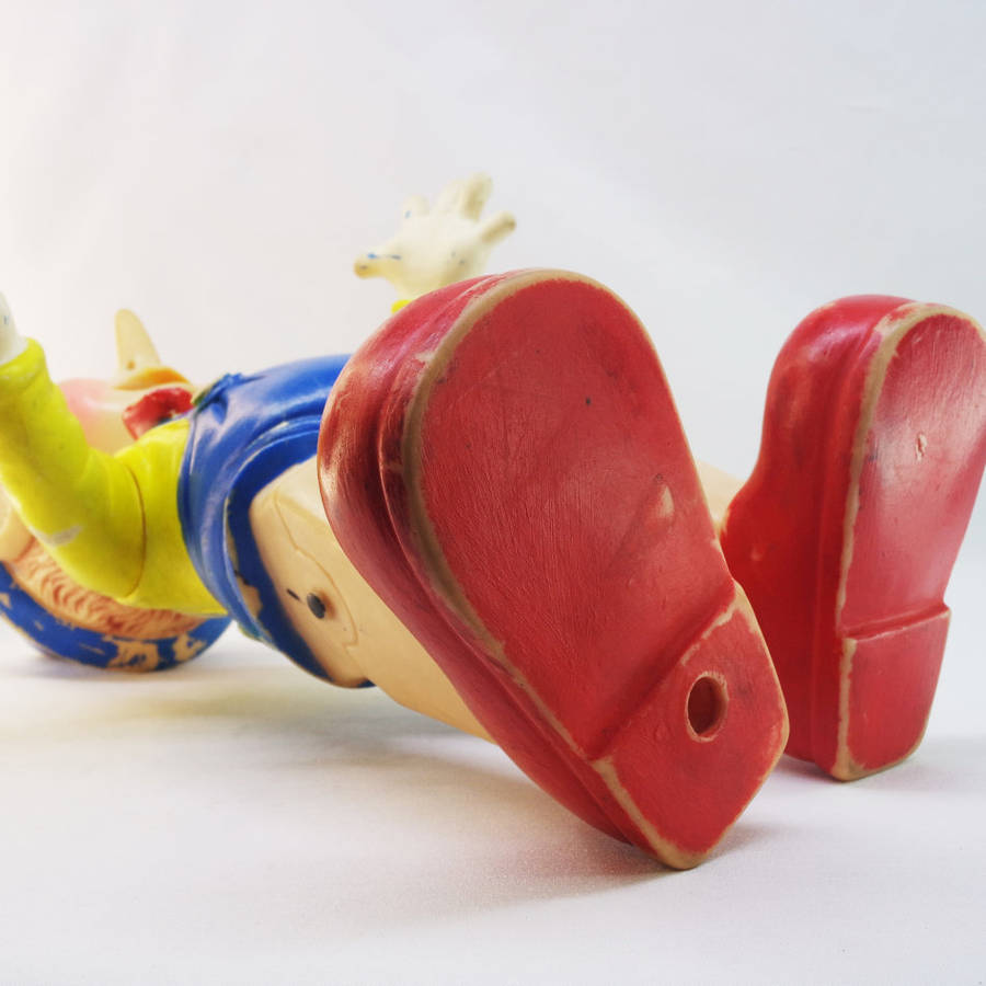 Super Rare!!! LARGE 1960's Rubber Walt Disney Productions Pinocchio, Made in Italy!!! 420mm Tall