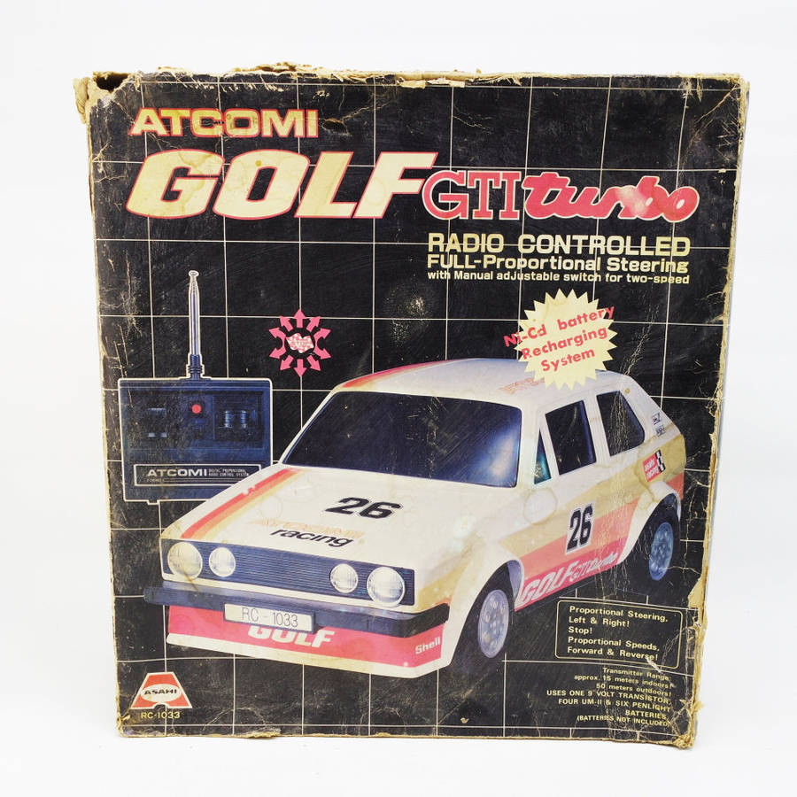RARE!!! Vintage Boxed Scale 1:16 Golf GTi Turbo!!! Not Tested, Selling As Display!!!