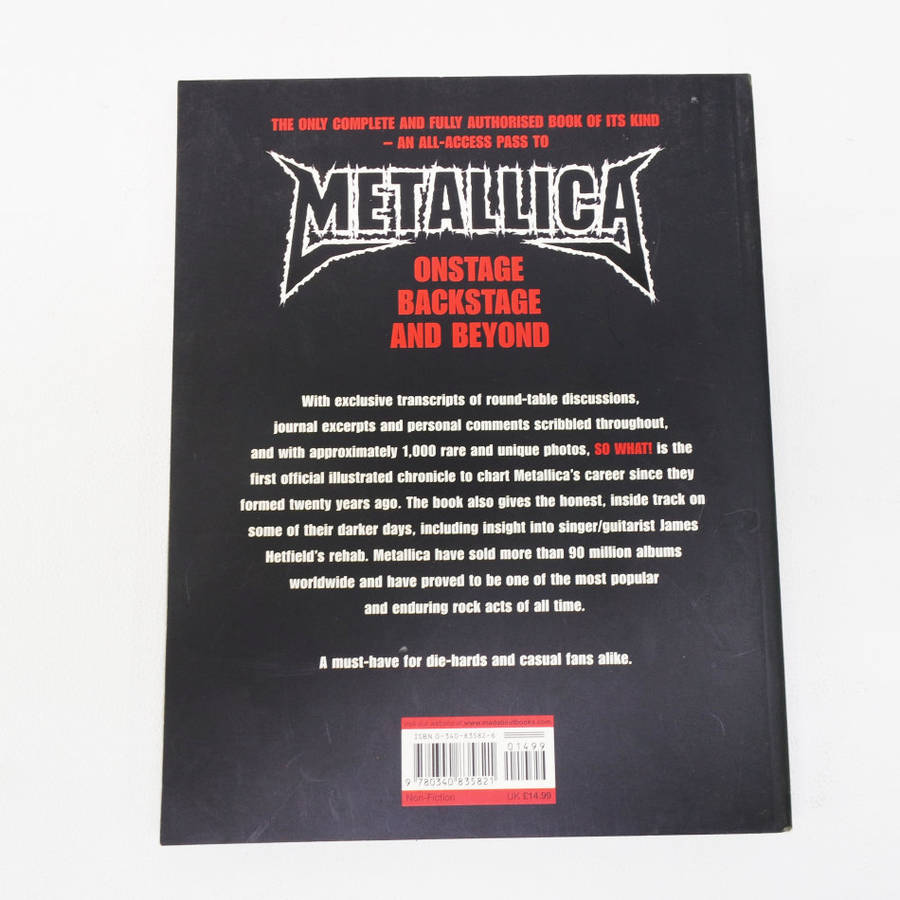 Original The Official Metallica Illustrated Chronicle!!!