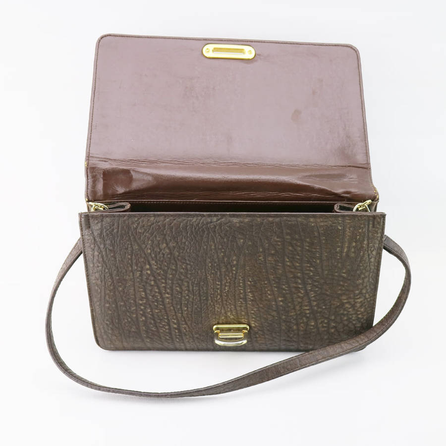 Original Genuine African Buffalo Leather Handbag!!! Fantastic Condition!!!