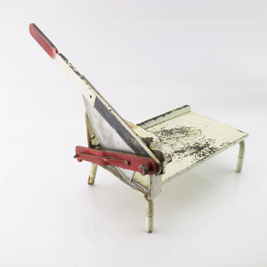 Vintage Heavy and Sharp Nolte Transvaal Table Guillotine!!!