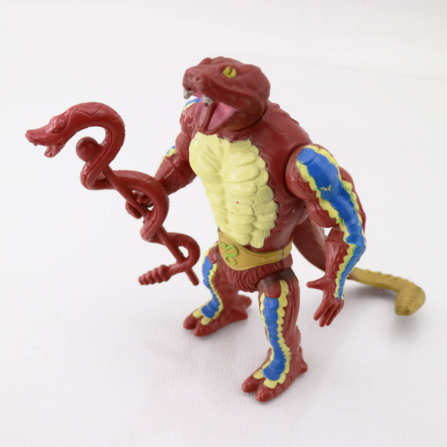 RARE!!! 1980's MOTU Masters of the Universe Rattlor Figurine Complete!!!