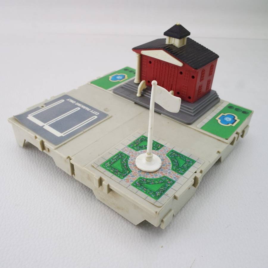 Original 1980's Micromachines Travel City Fold Up Official Building Play Set!!!