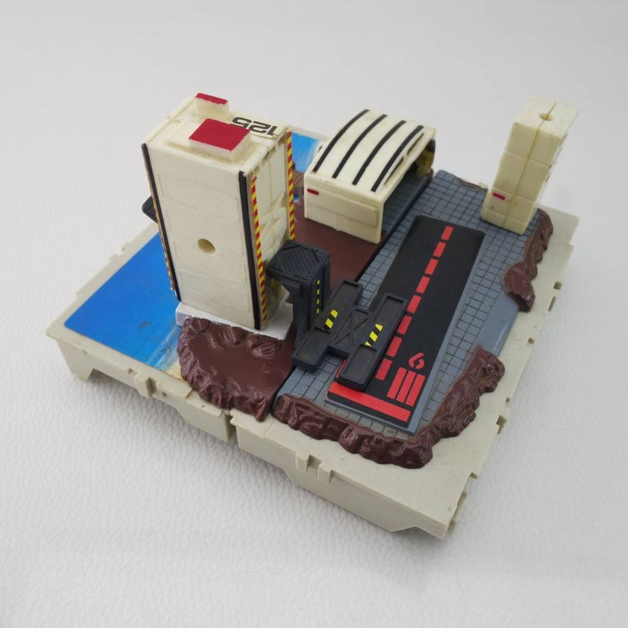 Original 1980's Micromachines Travel City Fold Up Airport Base Play Set!!!