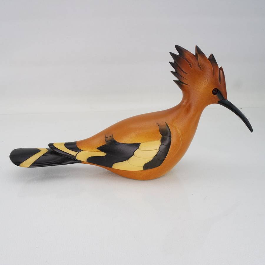 Original Numbered Feathers Gallery Hand Crafted African Hoopoe!!! 878/2000 (Like New)
