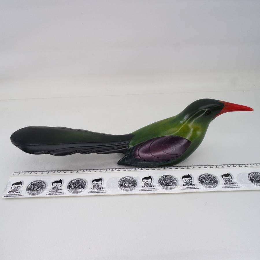 Original Numbered Feathers Gallery Hand Crafted Wood Hoopoe !!! 1600/2000 (Like New)