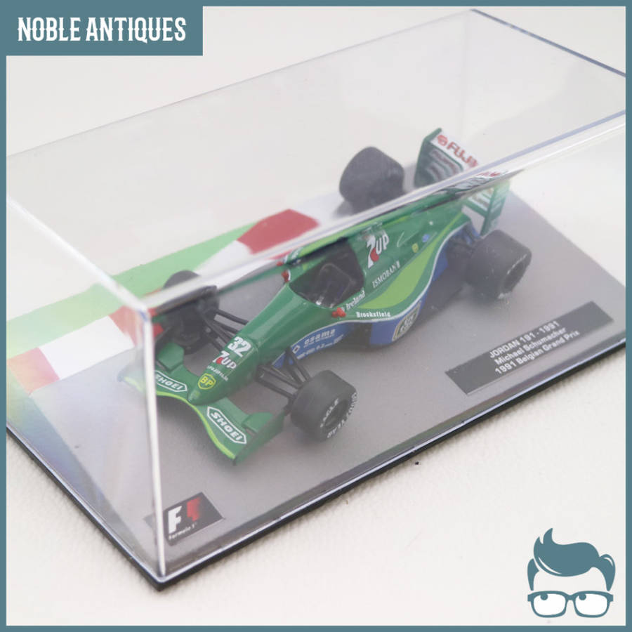 Detailed Acrylic Boxed Die Cast Metal F1 1991 Jordan 191!!!