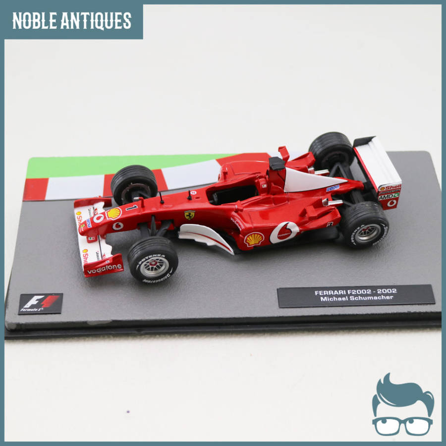 Detailed Acrylic Boxed Die Cast Metal F1 2002 Ferrari F2002!!!