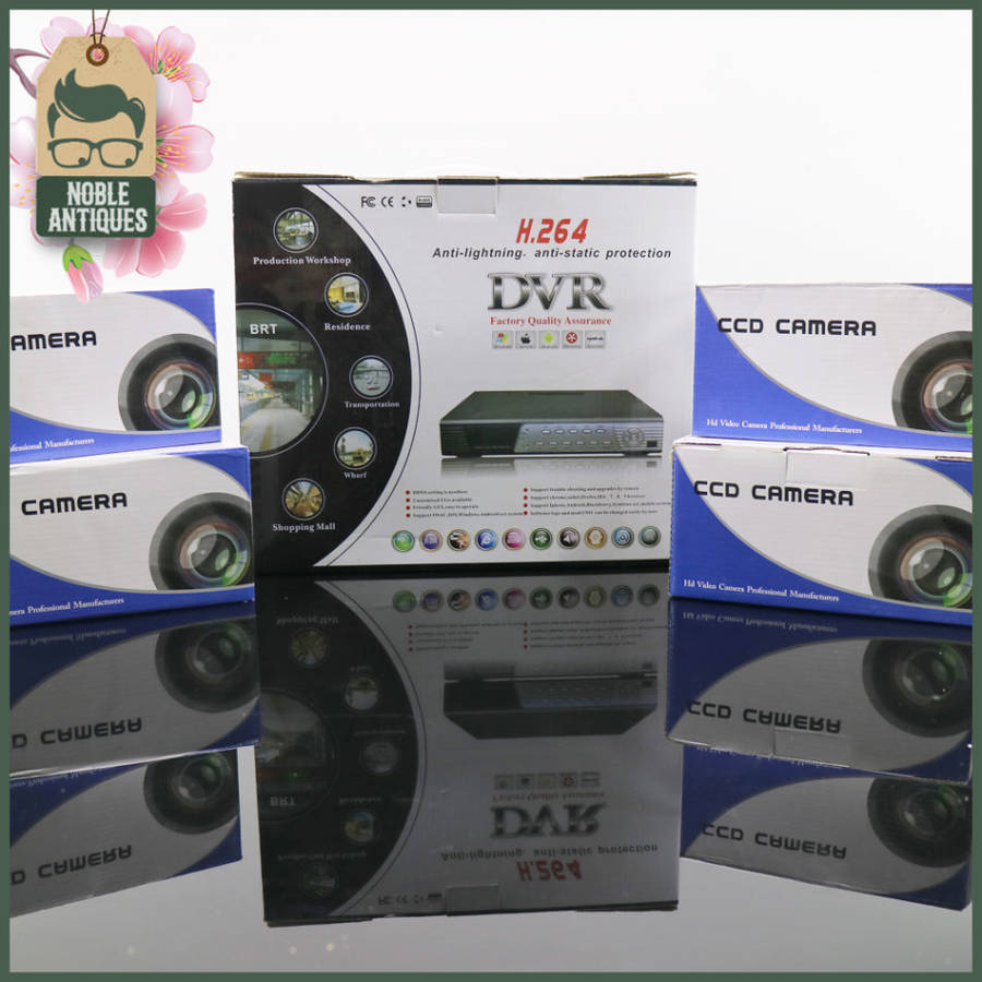 Boxed Complete DVR and 4 HD Cameras, All Cables and Fittings Incl.)