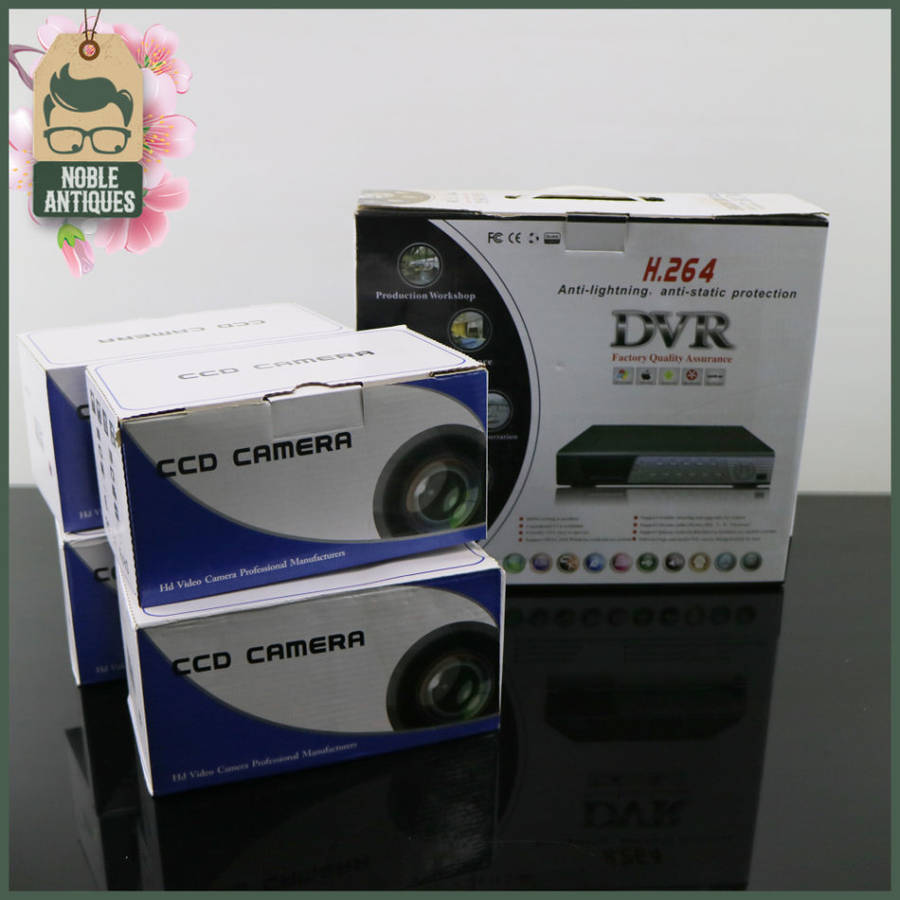 Boxed Complete DVR and 4 HD Cameras, All Cables and Fittings Incl.)