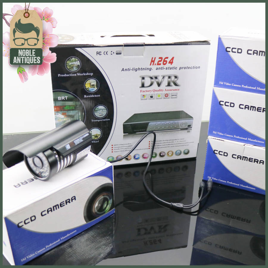 Boxed Complete DVR and 4 HD Cameras, All Cables and Fittings Incl.)