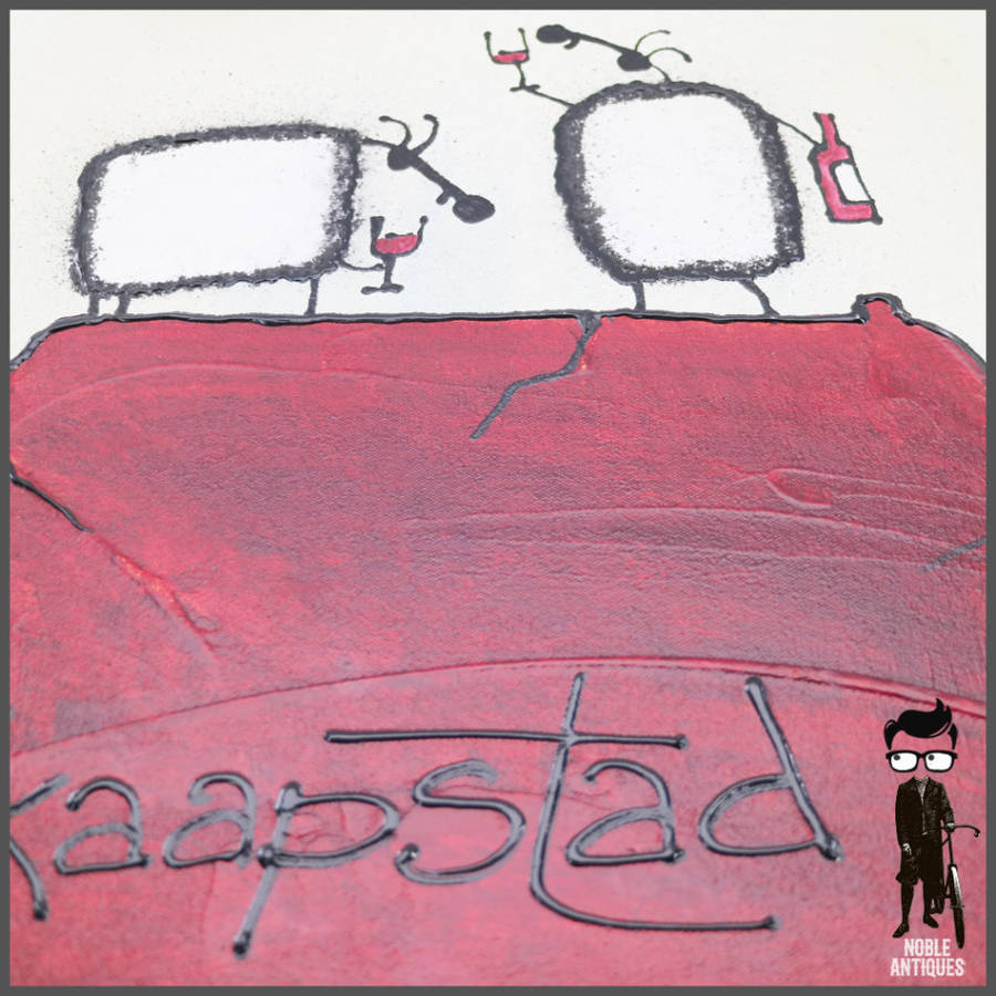 Ann Gadd Original Oil On Stretched Canvas - "Skaapstad"- 400mm x 400mm