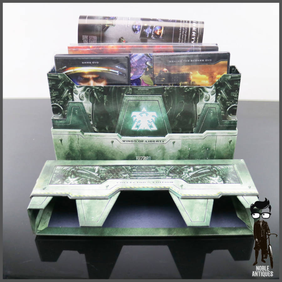 RARE!!! LARGE Original StarCraft Wings of Liberty Collectors Edition Box Set!!!