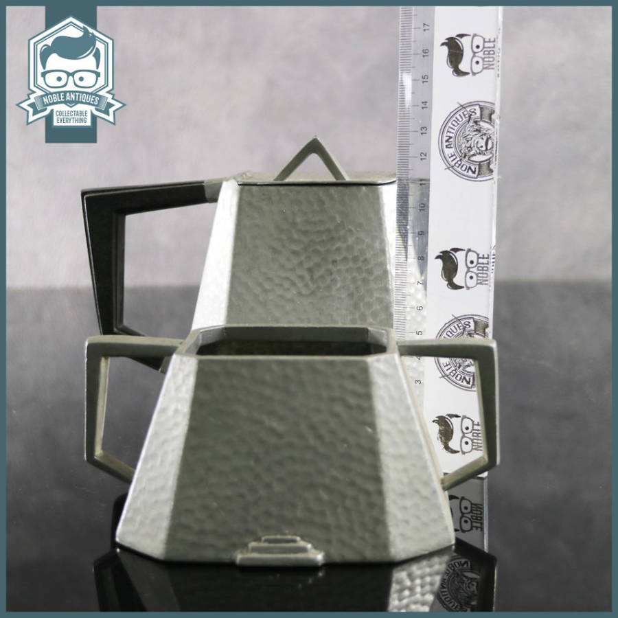 Original Vintage 1930's English Pewter Art Deco Tea Set!!!