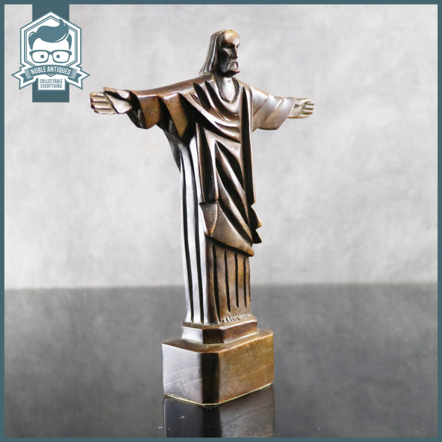 Original Wood Carved Christ The Redeemer Statue!!!