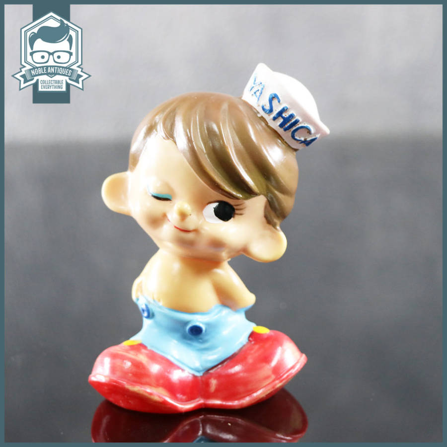 RARE!!! Original Vintage Rubber Yashica Photography Mascot Figurine!!! Figure 2