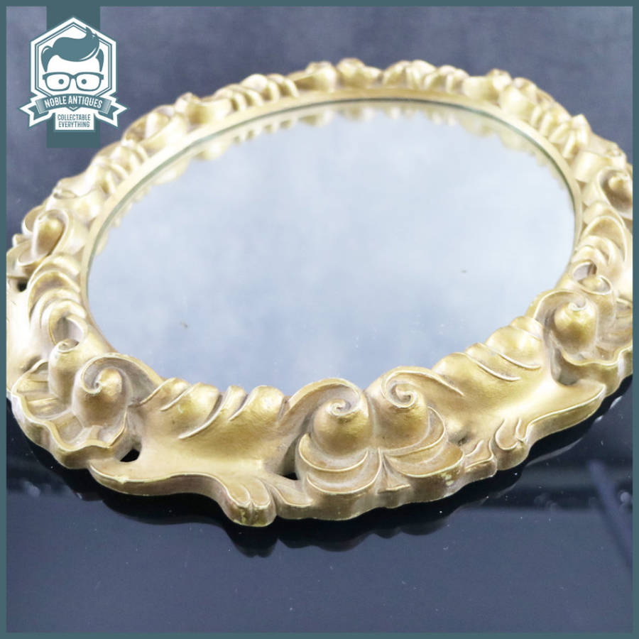 Vintage Oval Decorative Guilt Mirror!!!