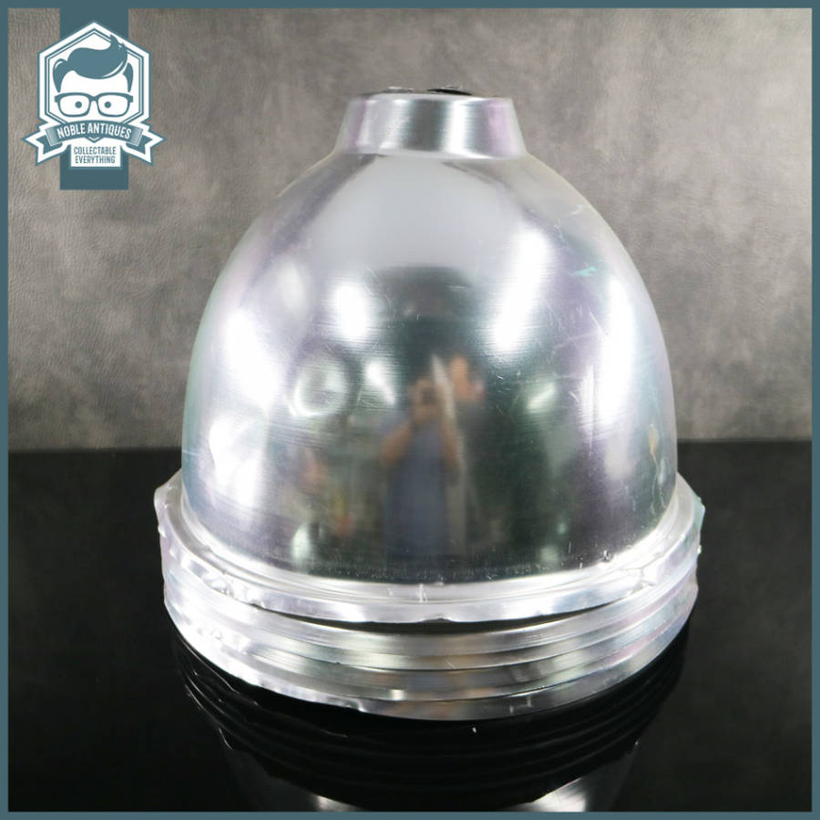 Original Chrome Industrial Light Covers!!! Bid For Six!!!