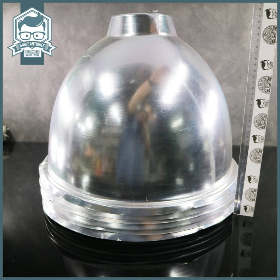 Original Chrome Industrial Light Covers!!! Bid For Six!!!