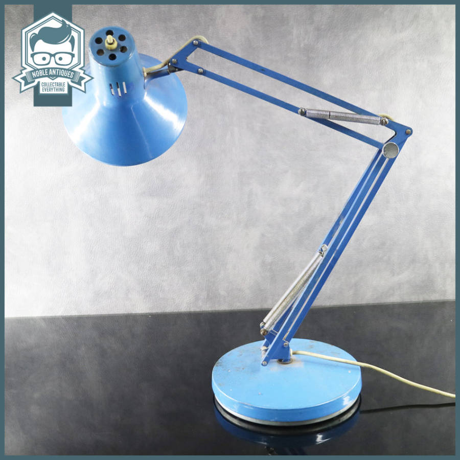 Original Vintage US Patent Industrial Swing Arm Drafting Lamp!!!!