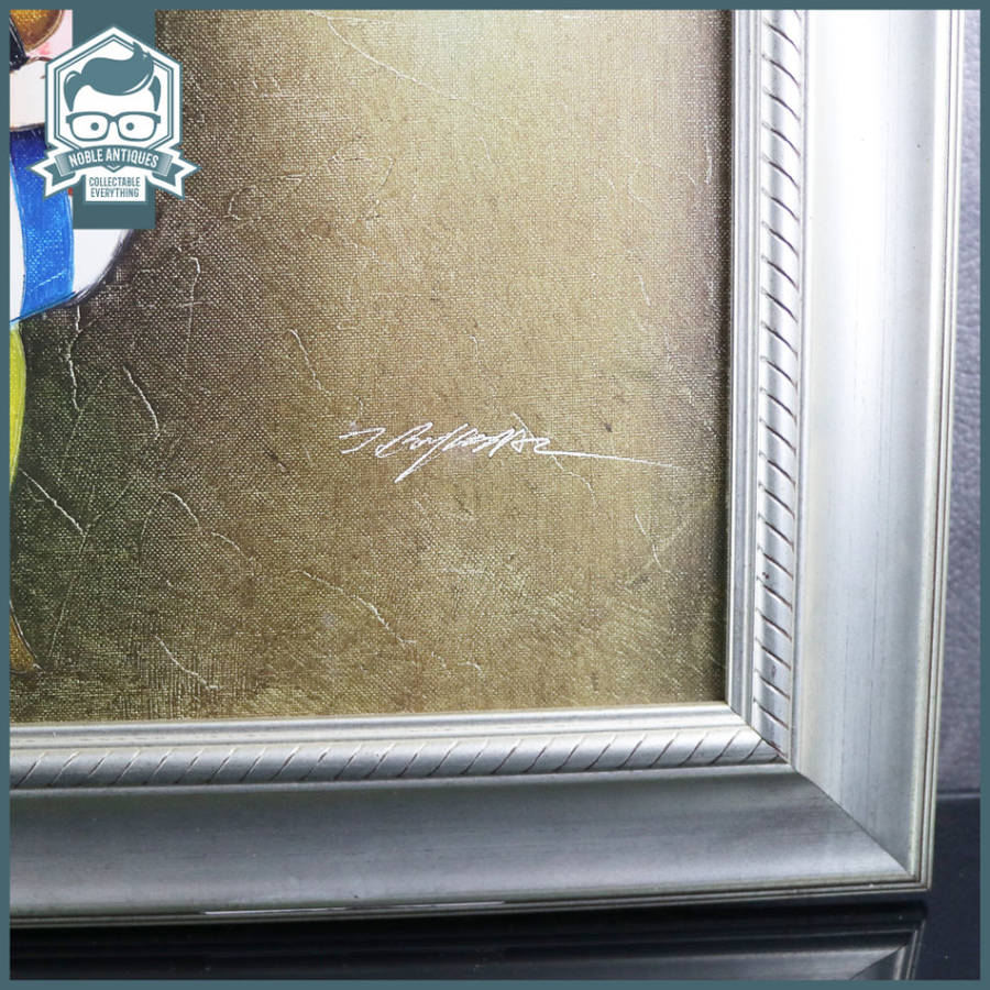 Large Framed Oil On Board Signed Orchestra!!! 1000mm x 850mm