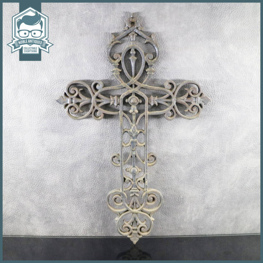 Large Decorative Cast Iron Metal Cross!!!