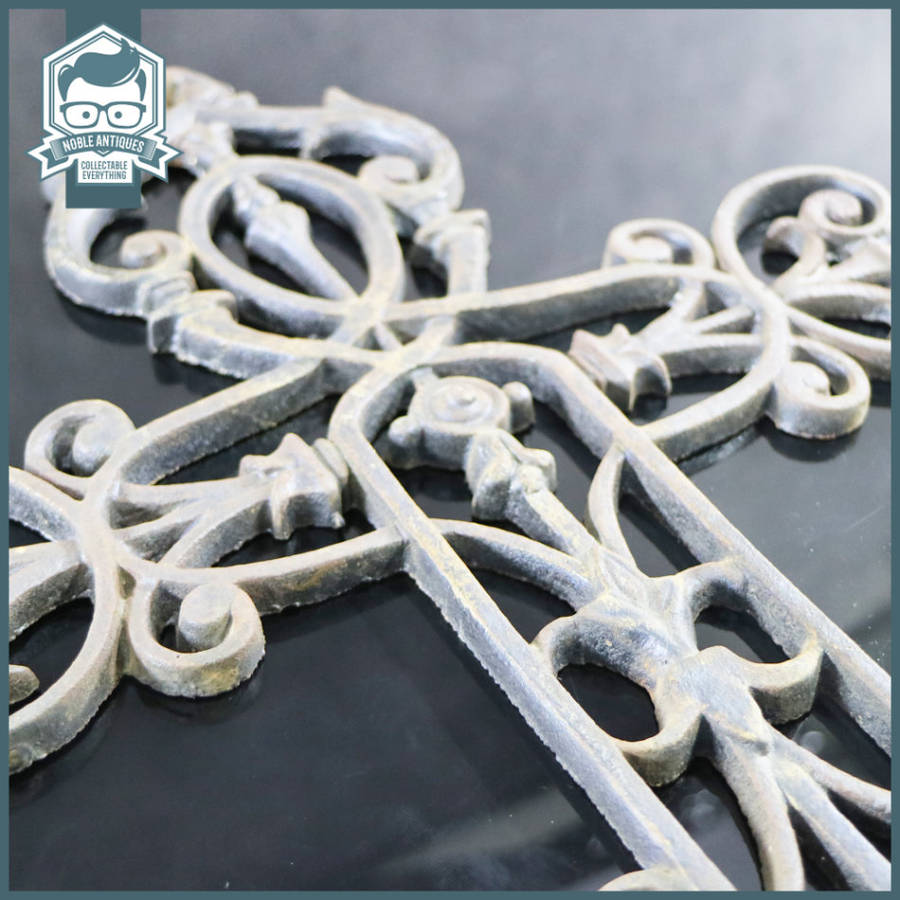 Large Decorative Cast Iron Metal Cross!!!