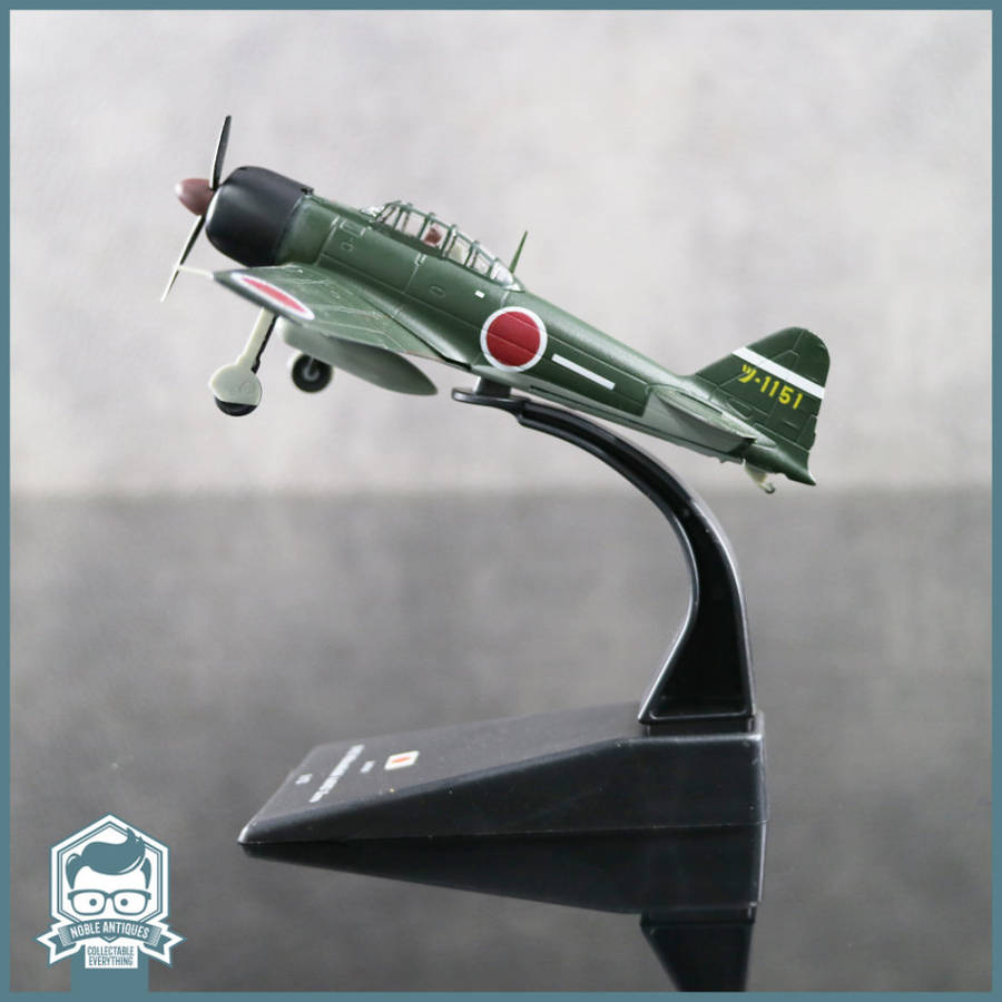 Die Cast Metal 1942 Japan Mitsubishi A6M3 Zero Plane Scale 1:72 (Original Blister Packaged)