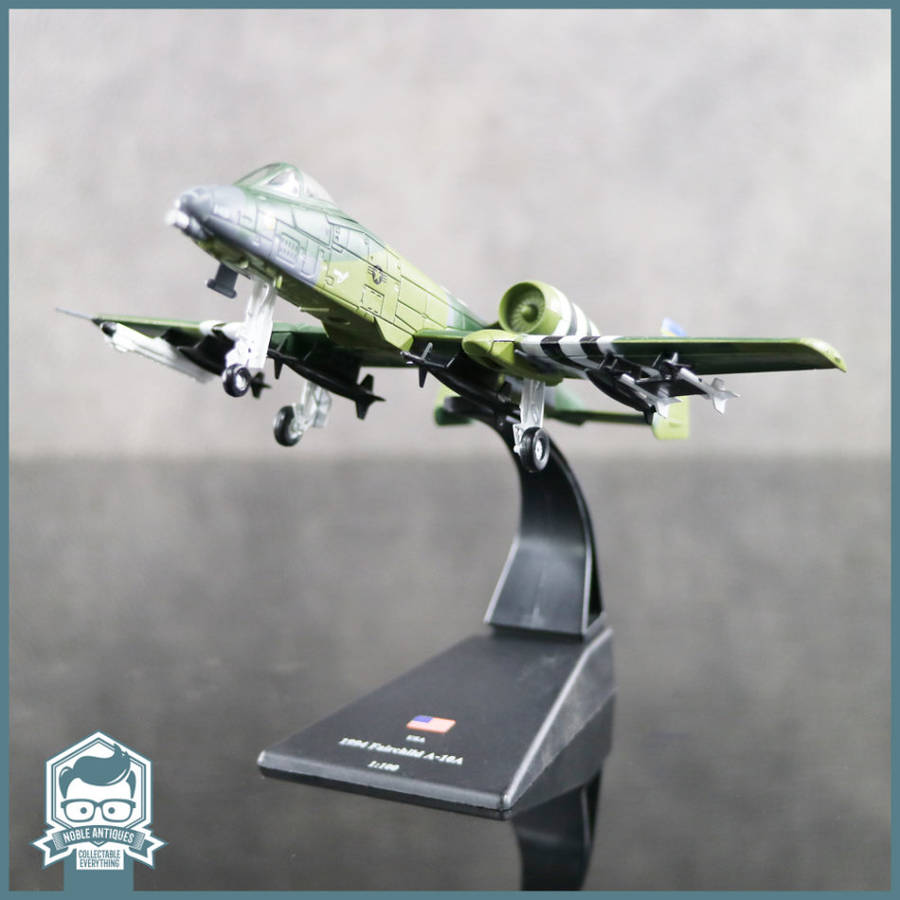 Die Cast Metal 1994 USA Fairchild A-10A Plane Scale 1:100 (Original Blister Packaged)
