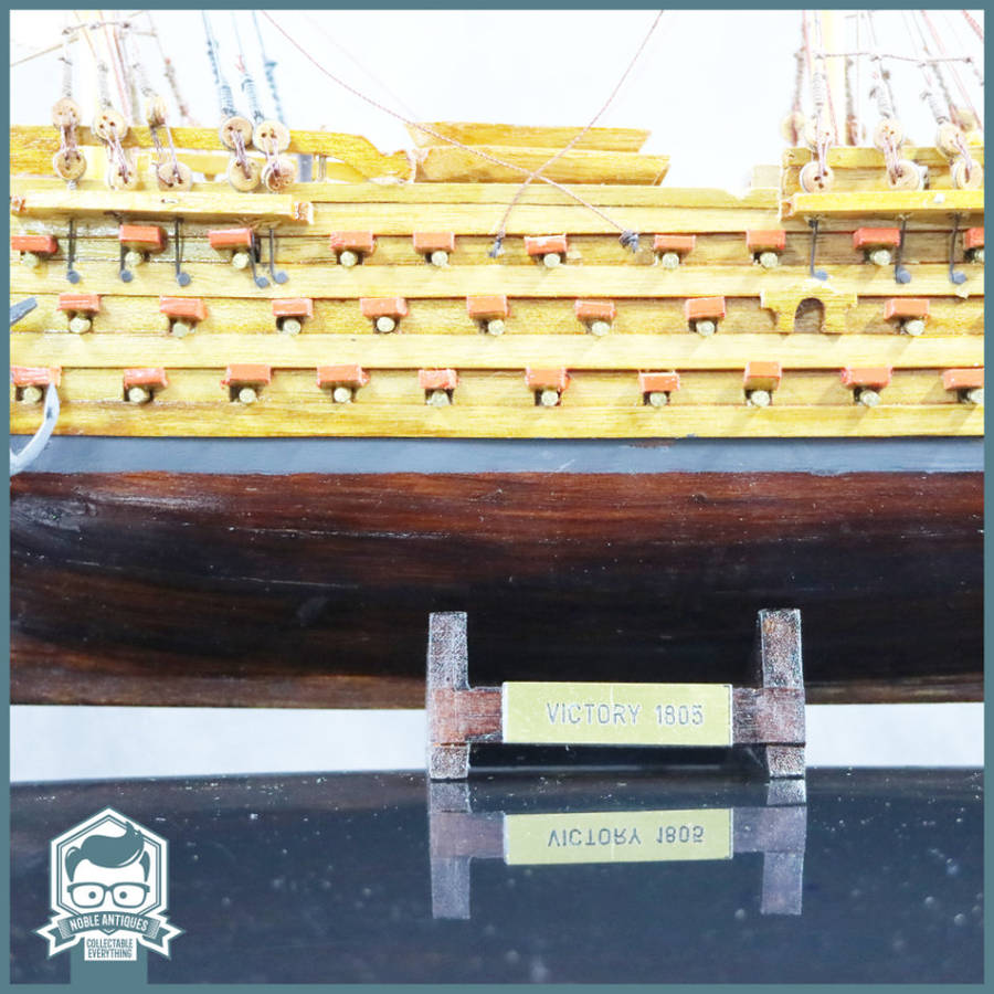 LARGE Highly Detailed 500mm Wood and Brass Handcrafted 1805 Victory Ship!!!