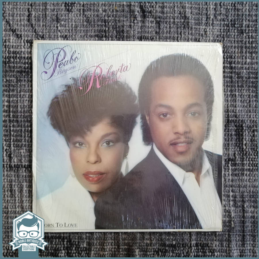 Original Peabo Bryson and Roberta Flack Born to Love LP!!!